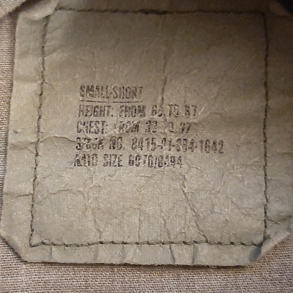 Military Jacket Button Men Small  Camouflage Woodland Surplus Workwear - Picture 2 of 4